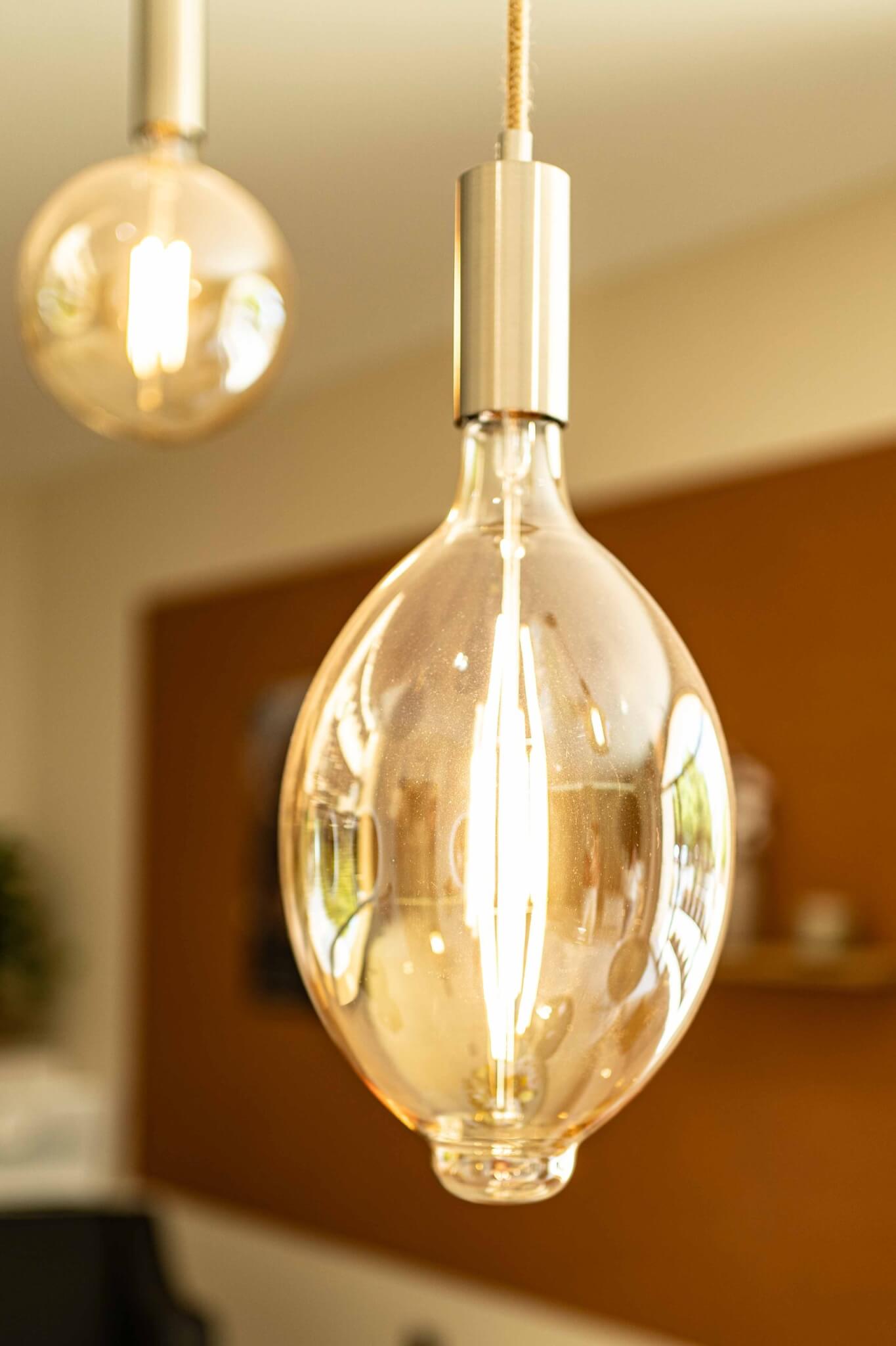 salon de coiffure luminaires ampoule décorative à filament led