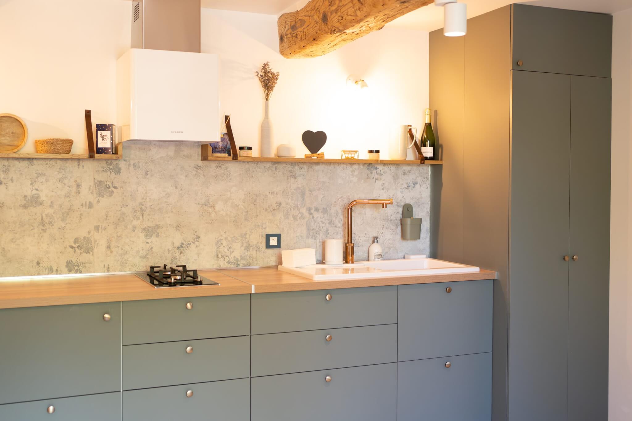 cuisine rangements optimisés fonctionnelle et belle