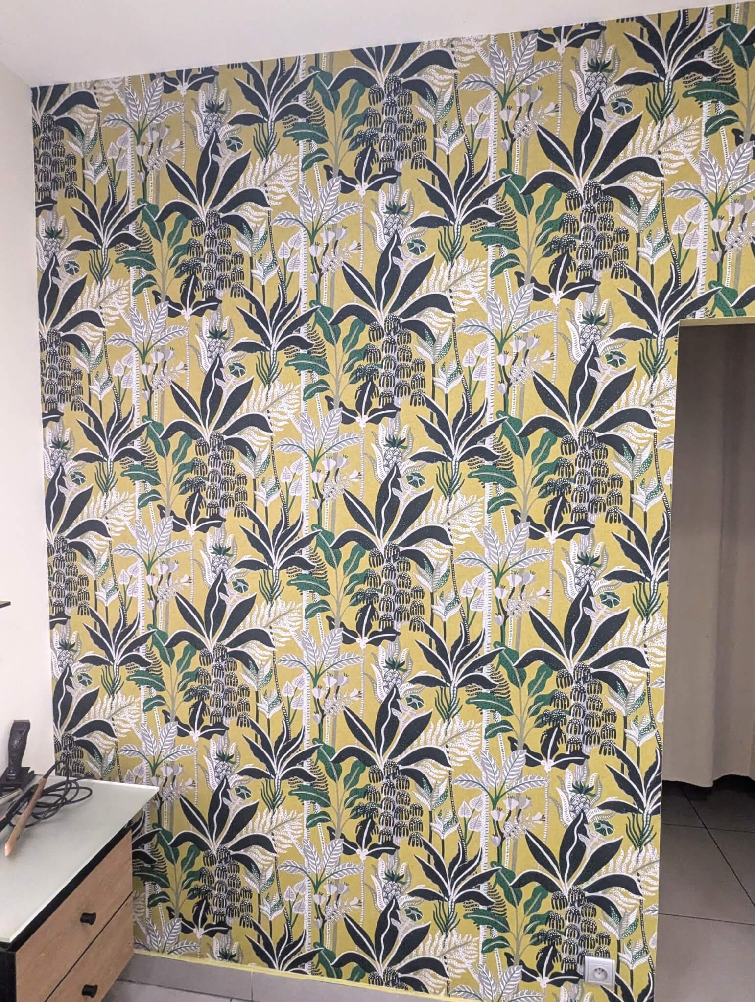 papier peint jungle chic couleurs vibrantes et chaleureuses